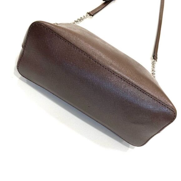 MICHAEL KORS Saffiano Leather Dome Crossbody - Picture 5 of 16